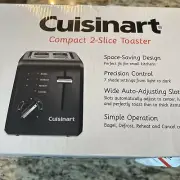 Cuisinart CPT-122BK 2-slice Compact Plastic Toaster - Black