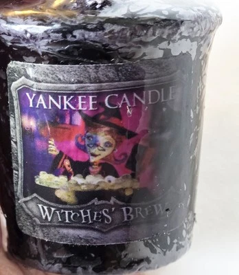 (3) Yankee Candle WITCHES BREW Votive Sampler Three Votives Halloween TF Label