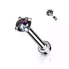 Piercing Labret Ear Set Stained Glass