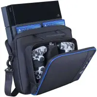 在飛比找Yahoo!奇摩拍賣優惠-PS4單肩收納包 PS4主機旅行包 PS5尼龍遊戲主機包 P