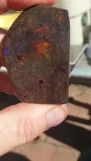 55gram Rainbow Matrix Opal (Sandstone Matrix) rough. Lapidary rocks Andamooka.