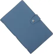 SHOWERORO Business Checkbook Office Bill Storage Invoice Folder PVC Pu Material Practical Organizer