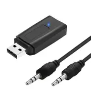 USB Bluetooth 5.0 Transmitter Receiver Stereo Audio Adapter AUX 3.5mm CAR