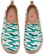 UIN Men's Walking On WOMEN'S SIZE 7.5 Van Gogh Wheatfield With Cypresses V2