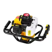 Giantz Post Hole Digger 82CC Motor Only Petrol Hand Engine Earth Diggers Yellow