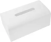 VICASKY Tissue Box Holder, Tissue Storage Box Case Napkin Storage Container Plastic Paper Box Dispenser Rustic Napkin Holder Rectangular Box Cover Case for Storage Desk