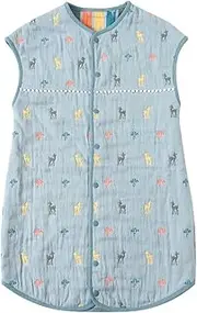 10mois 21151054 Fukufuku Gauze Sleeper, Junior Size