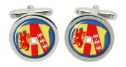 Austrian Lesser Coat of Arms 1867-1915 Round Cufflinks in Box
