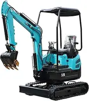 Micro Hydraulic Excavator – 1 Ton Crawler Digger for Small Jobs, Tight Spaces & Landscaping Tasks
