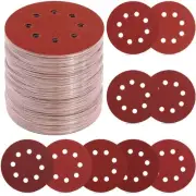 70 PCS 5 Inch Sanding Discs Hook and Loop Sandpaper for Orbital Sander