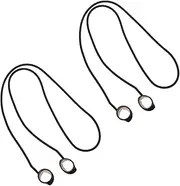 ELAYARD 2pcs Earphone Anti-Lost Neck Leash Silicone Lanyard for Earbuds Fashionable Anti-Loss Cord Comfortable Flexible Design Compatible Various Earphones for Daily Use