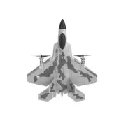 Fixed Wing 2.4G 4 Channel Kid Boy Gift BM16 for F22 Raptor RC Glider Plane Toy E