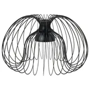 KALLFRONT pendant lamp shade, black, 52 cm