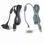1.8m Wireless Game Controller USB Charging Cable USB Charger For Xbox 360