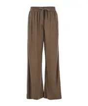 Brunello Cucinelli Drawstring Waistband Relaxed-Fit Pants L,M Brown