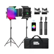Pixel P45 RGB LED Panel Video Light,Photography Lighting with APP Control,260...
