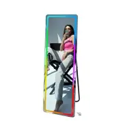 EMITTO LED Wall Mirror Full Length Bathroom Makeup Wardrobe Floor RGB Mirrors