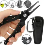 Stainless Steel Fishing Split Ring Pliers Hook Removal Braid Cutters Scissors