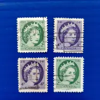 在飛比找Yahoo!奇摩拍賣優惠-【大三元】美洲舊票-加拿大1962年伊麗莎白二世女王郵票 -