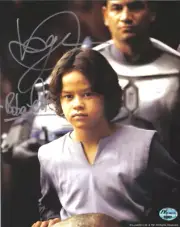 Daniel Logan as Star Wars Ep II Attack of the Clones Boba Fett Autographed Photo