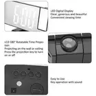 Projection Digital Alarm Clock Automatic Dimming LED Mirror Electronic Clock ND