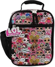 [L.O.L. Surprise!] Girls Soft Insulated School Lunch Box (One Size, Black/Pink)