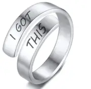 Spiral Wrap Ring - I Got This