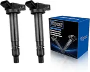 2Pcs Ignition Coil Pack Compatible with Toyota 2010-17 Camry RAV4 2.5L, 2007-21 Tundra 4.0 4.6 5.7, 2010-23 4Runner 4.0, Land/FJ-Cruiser Sequoia Highlander Sienna Avalon for Lexus IS GS LS
