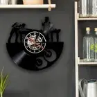 Vinyl Record Wall Clock Vinyl Wall Clock for Kids Room Living Room Kitchen