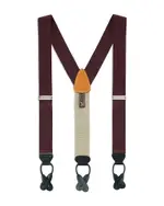 Trafalgar Hudson Nylon Button End Suspenders