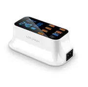QC 3.0 USB + 5 USB Ports Multi-function Charger with LED Display