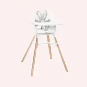 Stokke Clikk High Chair - White by Stokke | the memo