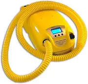Island Inflatables Stand Up Paddle Board Pump. 12v Built-in Battery. Deluxe Smart Dual Stage Inflatable Pump for Kayak, Dinghy and Almost All Other Inflatable Watercraft