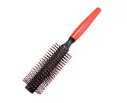 Soft Bristle Round Styling Hair Brush Hair Dryer Curling Roller Hair Brush Hairstyling Tool Wavy Hair Mini Roller Hair Comb For Women & Man(1 Pcs, Bla