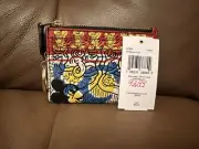 NWT COACH Disney Mickey Mouse X Keith Haring Mini Skinny ID Case - C7434
