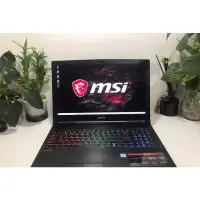 在飛比找蝦皮購物優惠-可無卡分期近全新msi筆電 i7 8750H+gtx1060