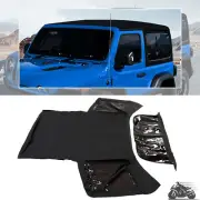 For Jeep Wrangler 2 door models 2018-2023 Replacement Tinted Windows & Soft Top