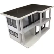 DIY Miniature Foam board Mini Handmade modern House Model