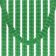 9.8ft Four-Leaf Garland, 9 Pack Tissue Paper Hanging Flower, Dark Green