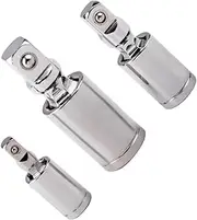 Homoyoyo 3pcs Joint Socket Adapter Drive Durable Mechanical Repair Tool for Swivel Extension Joints High Torque Safe Practical Usage