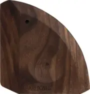 Barebones Living Cast Iron Wood Scraper Walnut Also For Ceramic or Non-Stick Pan