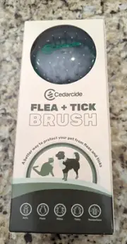 Cedarcide Liquid Dispensing Flea & Tick Dog & Cat Brush