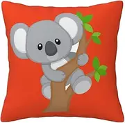 [StOlmx] Cushion Cover-Throw Pillow Case Cushion For Sofa Living Room Bed Couch Car Pillowcase Hugging Tree Koala