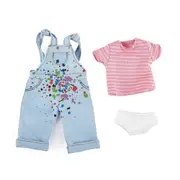 3pc Kruselings Outfit Painter Set Fun Play Toy Clothes Costume For Dolls 3y+