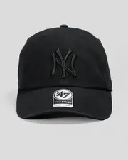 [Forty Seven] Forty Seven Men's Clean Up Yankees Cap in Black One Size Black