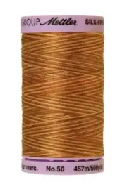 Silk-finish 50wt Variegated Cotton Thread 500yd/457m Iced Coffee
