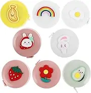 jojofuny 8Pcs Measuring Tape for Body Measurement Cartoon Soft Tape Measure Retractable Body Tape for Fun Design for Accurate Measurements for Tailoring and Crafting