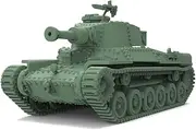 MRY-SFW LF100821 1/100 15mm Wargaming Military Model Kit Japan Type 97 Chi-Ha Short 12cm Gun Hell Buggy