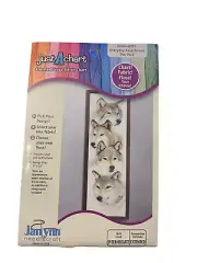 JANLYNN JUST A CHART COUNTED CROSS STITCH CHART - THE PACK #999-4007 NEW WOLVES