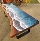 Live Edge Resin Table – Ocean Epoxy Resin Coffee Table & Epoxy Dining Table